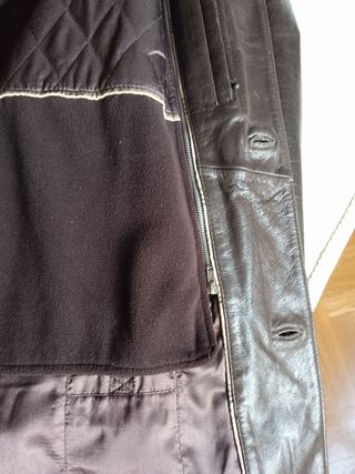 Abrigo de piel vintage XXL 