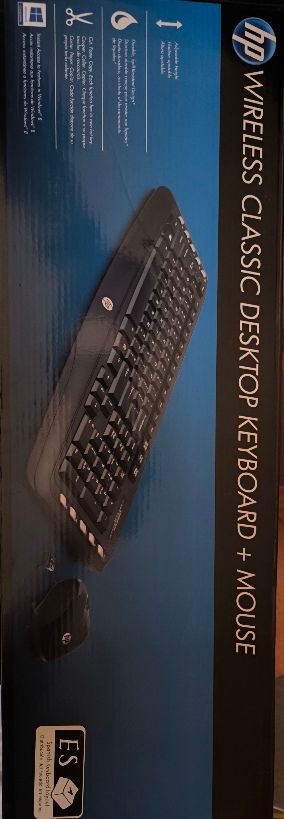 Teclado y ratón hp