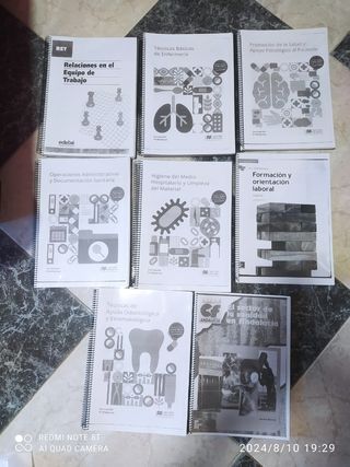 Libros grado medio aux. Enfermería