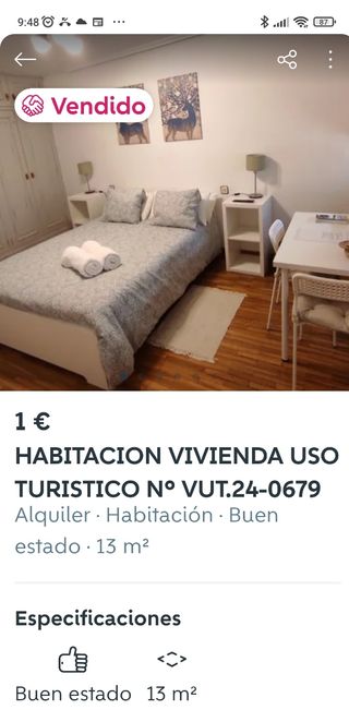 Habitación en alquiler