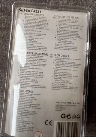Cargador para coche