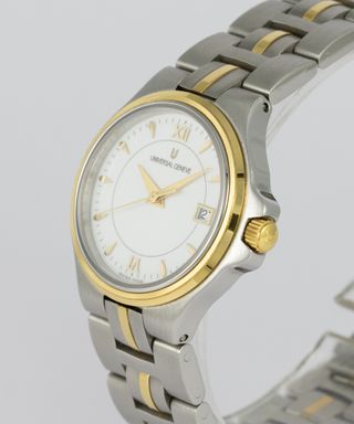 Universal Geneve Ladies Steel and 18k Gold Quartz