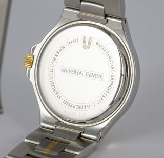 Universal Geneve Ladies Steel and 18k Gold Quartz