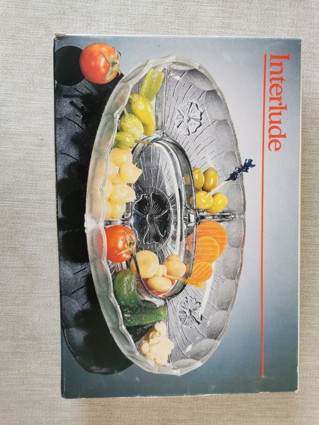 Antipastiera ovale 5 comparti diametro 30cm