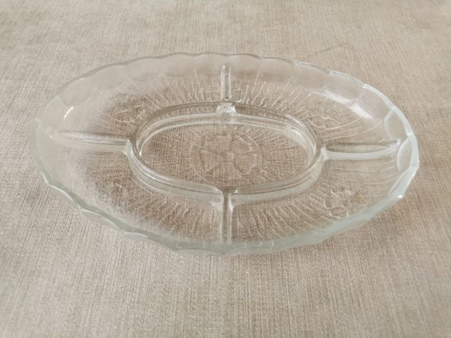 Antipastiera ovale 5 comparti diametro 30cm