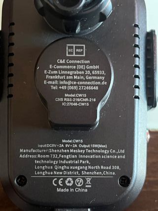 Caricabatteria da auto wireless