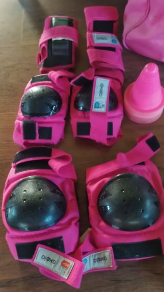 Patines 4 ruedas talla 38 y accesorios