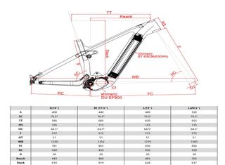 Cuadro carbono ROCK ebike talla S