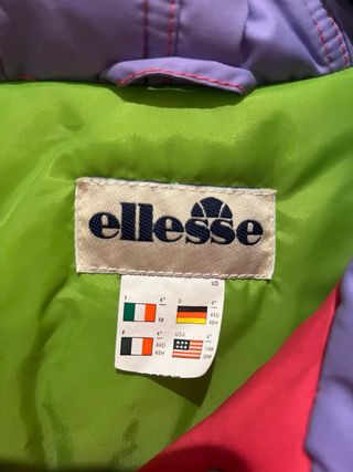 Tuta Sci Donna Ellesse Vintage Giacca e Pantalone