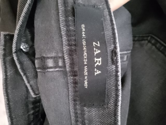 Vaquero negro hombre Zara