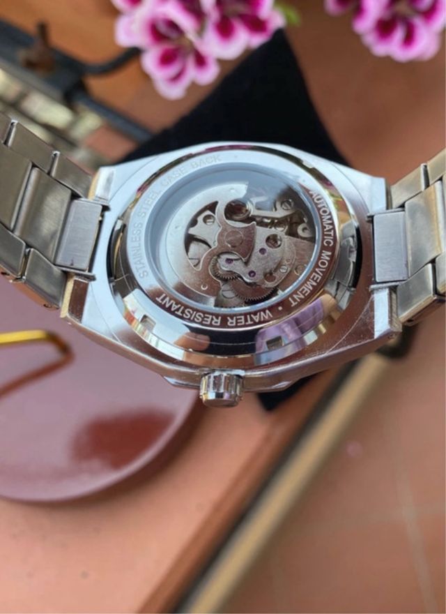 Orologio Skeleton Automatico d’Acciaio