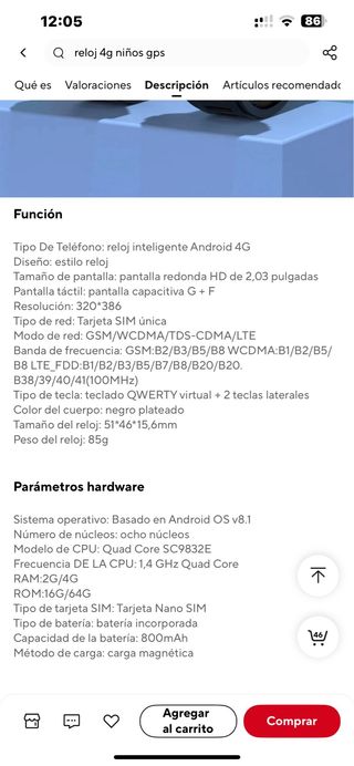 Smart watch 64 GB
