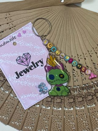 Portachiavi in resina bambola di lilo e stitch