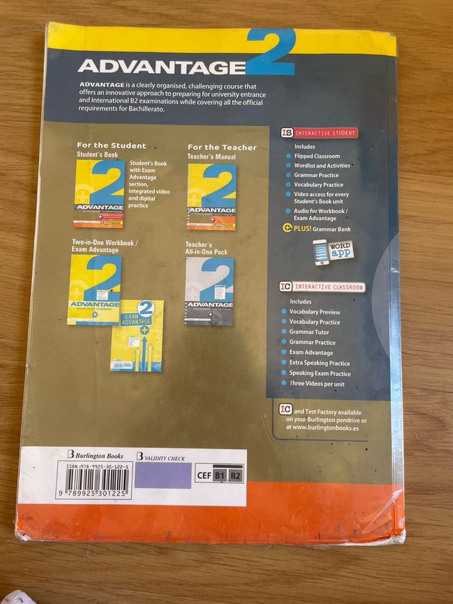 Libro in inglese per il 2° Baccalaureato. Libri Burlington