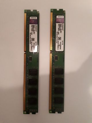 2 Memorias RAM de 4Gb