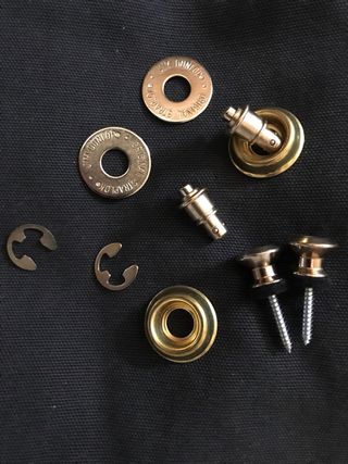 Dunlop Straplok dual sesign Brass