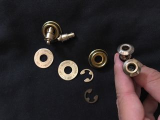 Dunlop Straplok dual sesign Brass