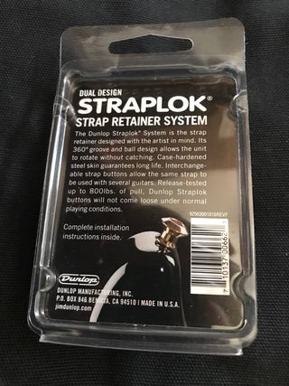 Dunlop Straplok dual sesign Brass