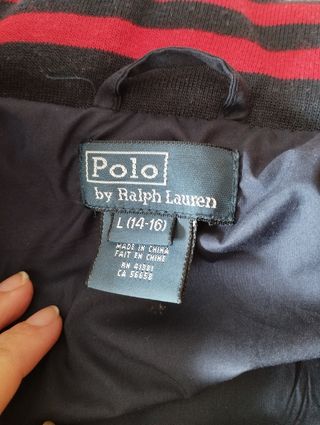 Chaqueta  fina  chico polo Ralph Lauren 