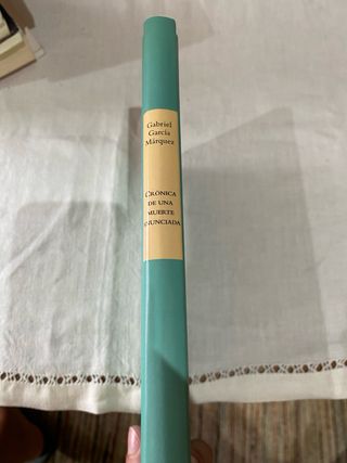 Crónica de una muerte anunciada. G.García Márquez.