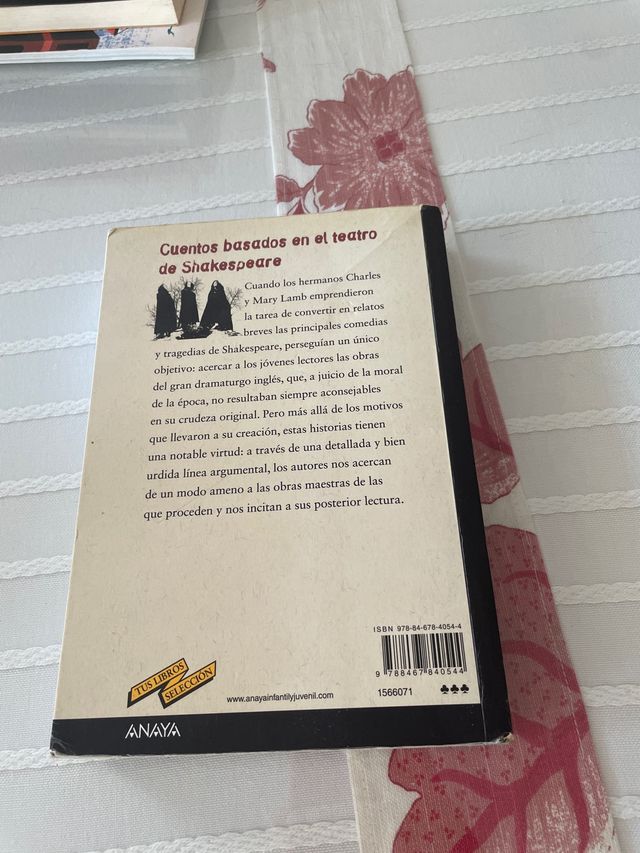 cuento basado en el teatro de Shakespeare