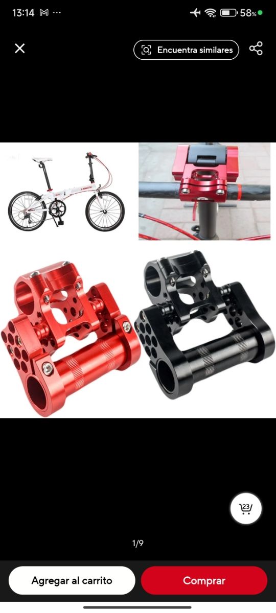 Extensor elevador manillar