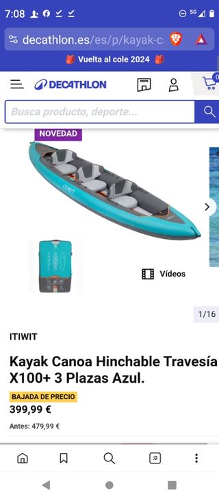 Kayak a 3 posti Itiwit