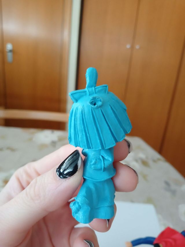 Lote 3 muñecos Superman Insp Gadget y Cleo Telerín