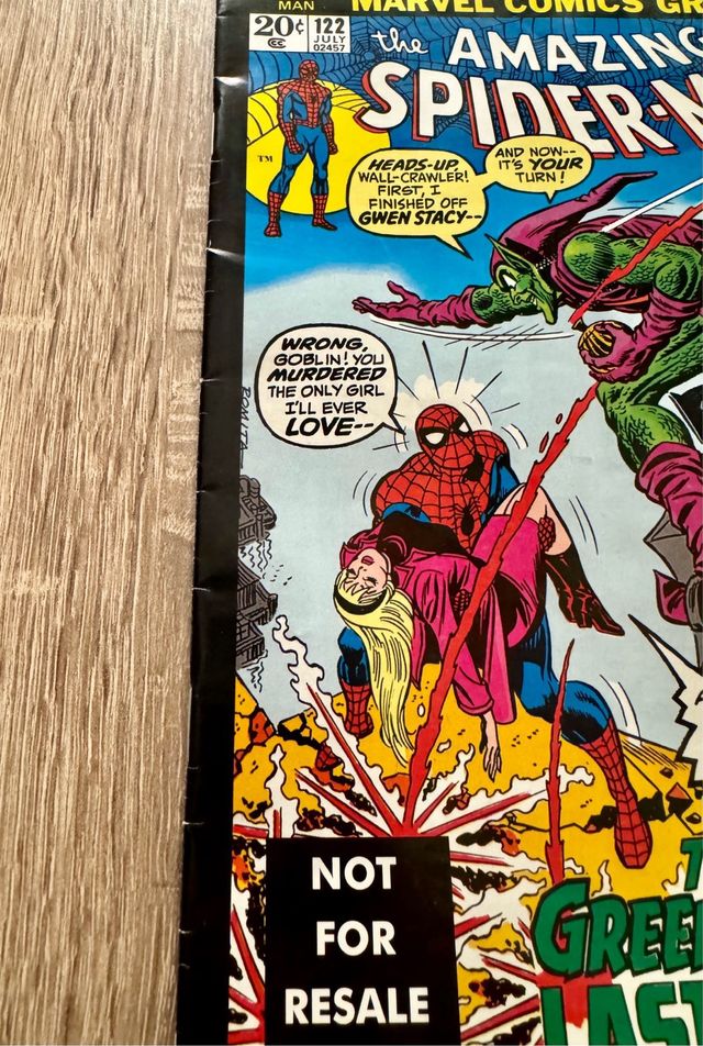 Cómic The Amazing Spiderman nº122 -NOT FOR RESALE-