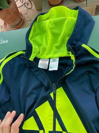 Chaqueta Adidas Amarillo Fluorescente