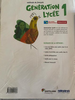 LIBRO FRANCÉS 1 BACHILLERATO