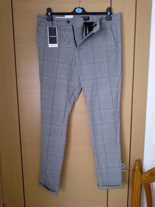 Pantalón cuadros hombre 