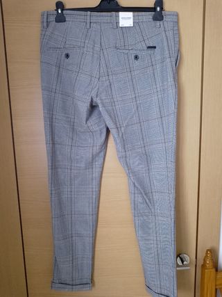 Pantalón cuadros hombre 