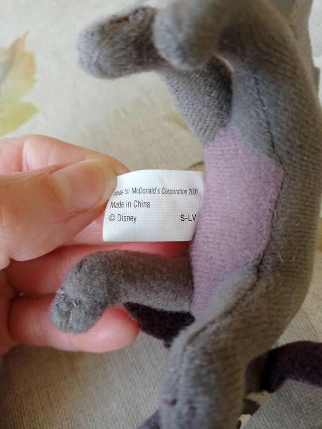 Lote 4 muñecos McDonalds animales peluche fantasma