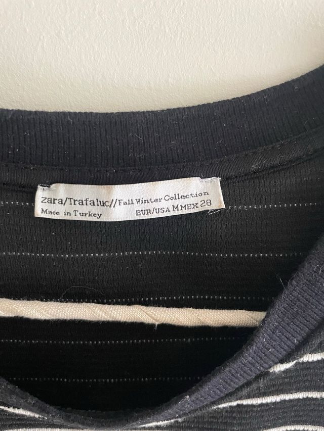 Camiseta zara rayas