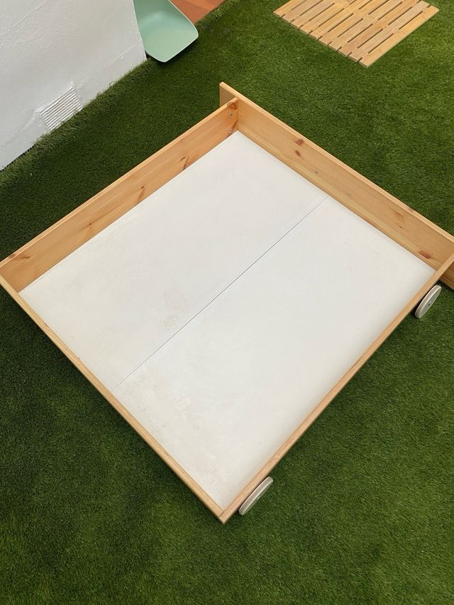 Cajon madera cama Flexa