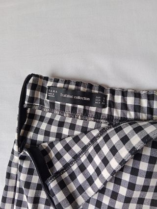 Falda de cuadros ZARA