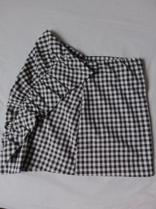 Falda de cuadros ZARA