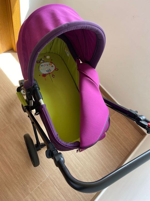 Carro bebe completo mas accesorios