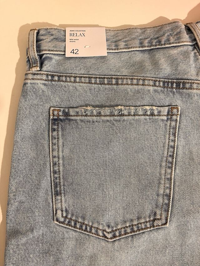 Short mango in denim