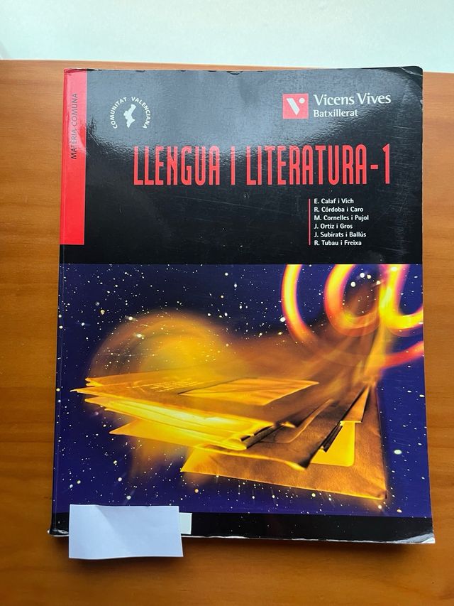 Libro valenciano 1 bachillerato