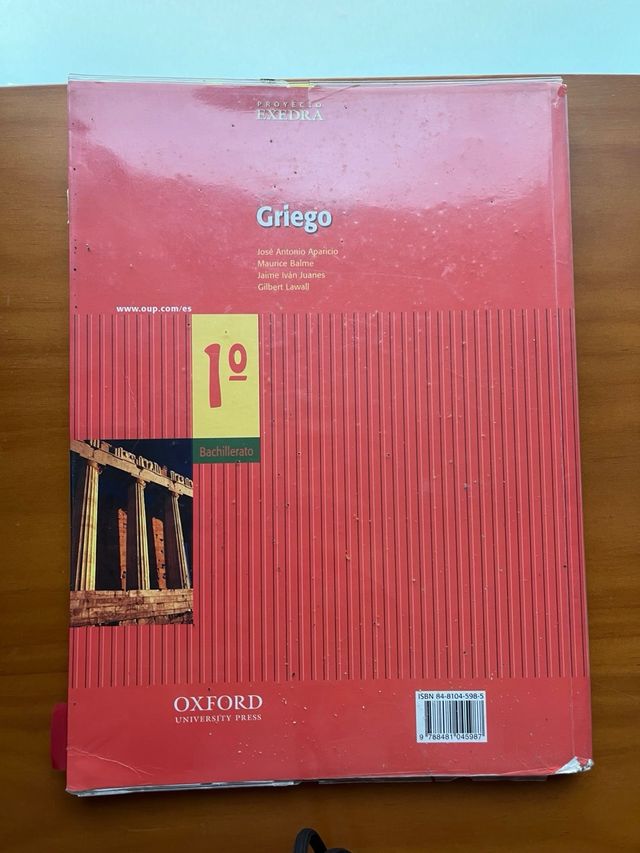 Libro Griego 1 bachillerato