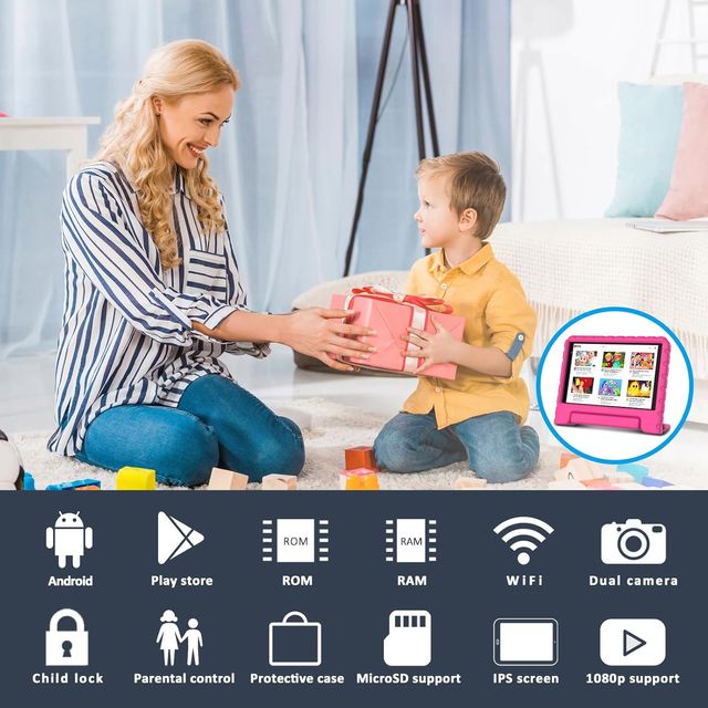 Tablet Niños Android, Tablet para Niños 8 Pulgadas