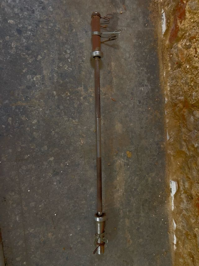 barra olimpica con 4 seguros