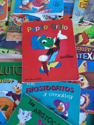 lote libros walt disney antiguos