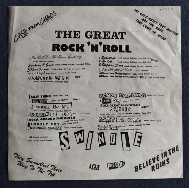 Sex Pistols – The Great Rock 'N' Roll Swindle