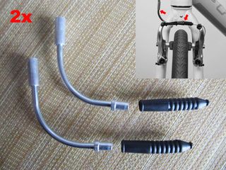 2x Codos Guia + Fuelles Frenos V-Brake SHIMANO