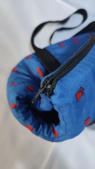 TRANSPORTÍN MASCOTAS AZUL 🐾