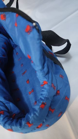 TRANSPORTÍN MASCOTAS AZUL 🐾