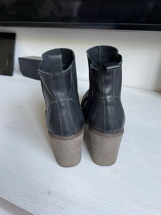 Botin piel tacon tocino de cielo